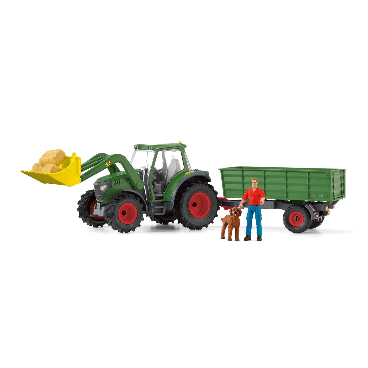 Schleich Traktor mit Anhänger