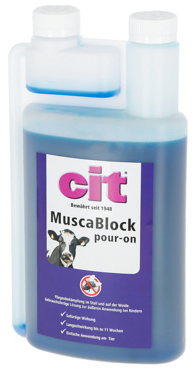 cit MuscaBlock pour-on Dosierflasche 1000 ml