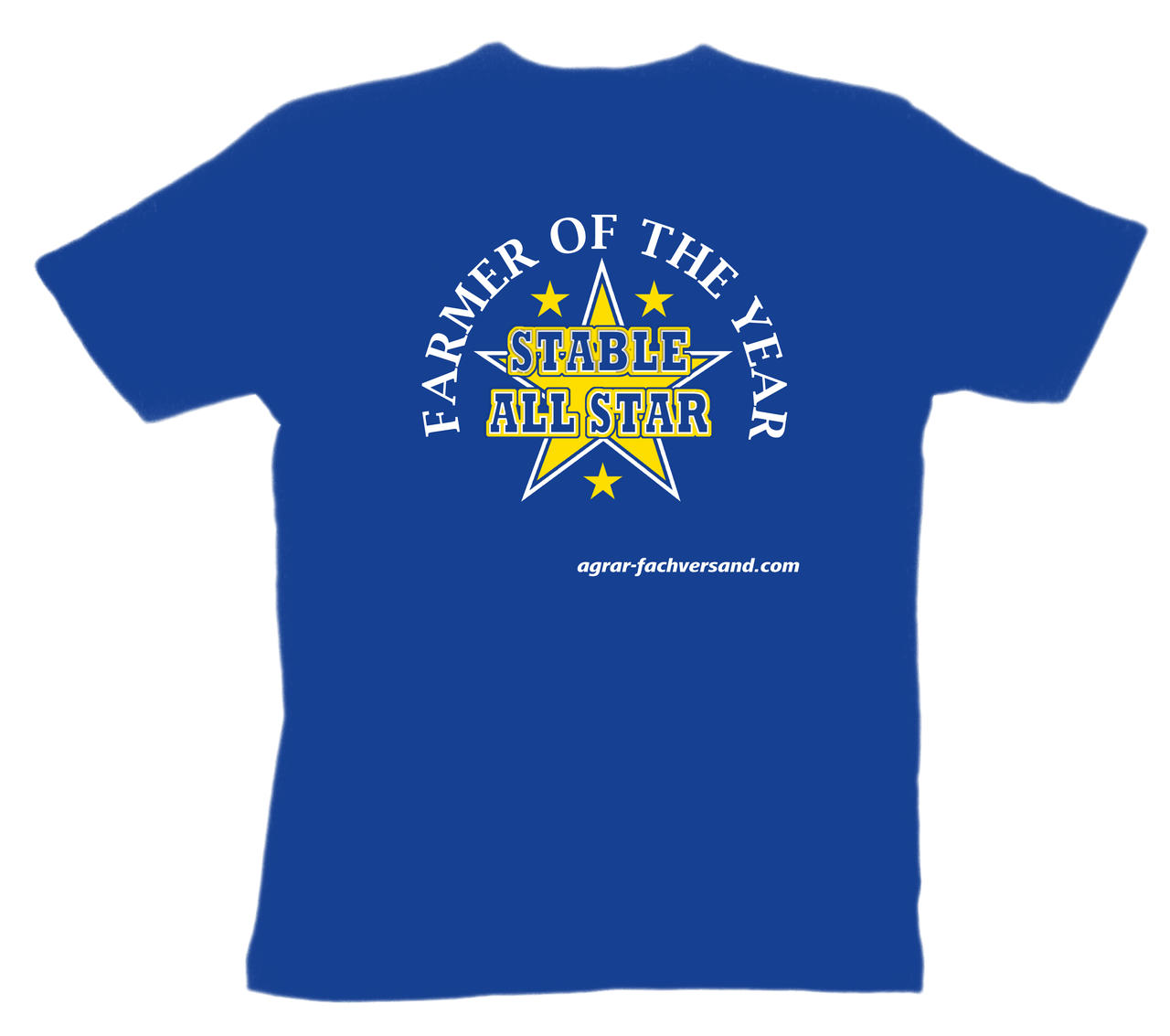 T-Shirt "Farmer Of The Year", blau