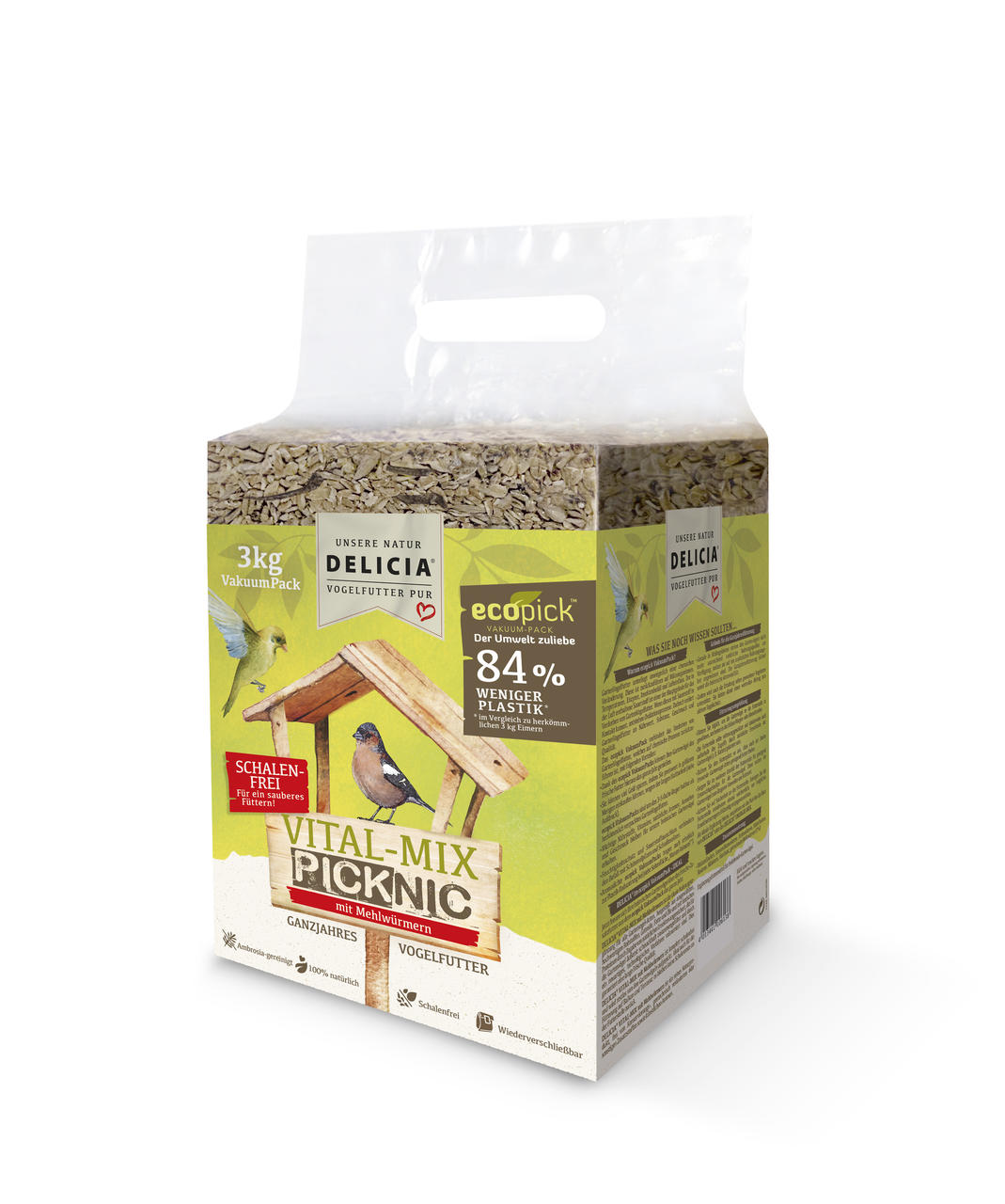 Frunol Delicia Vogelfutter Vital-Mix Picknic 3 kg