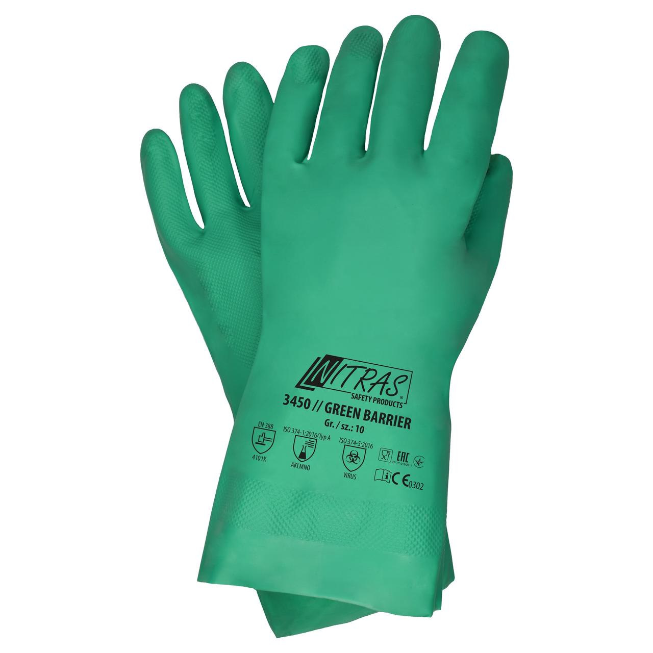 Kerbl Vinylhandschuh – Green Barrier EN 388