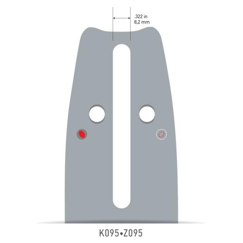 Oregon VERSACUT Führungsschiene, K095, 15"