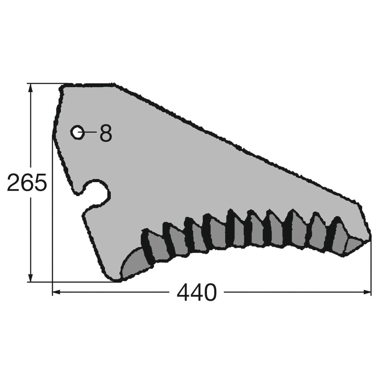 Ladewagenmesser für KRONE - 3329600