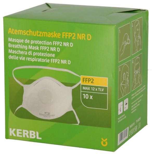 Kerbl Atemschutzmaske - FFP2 NR D (10Stück)