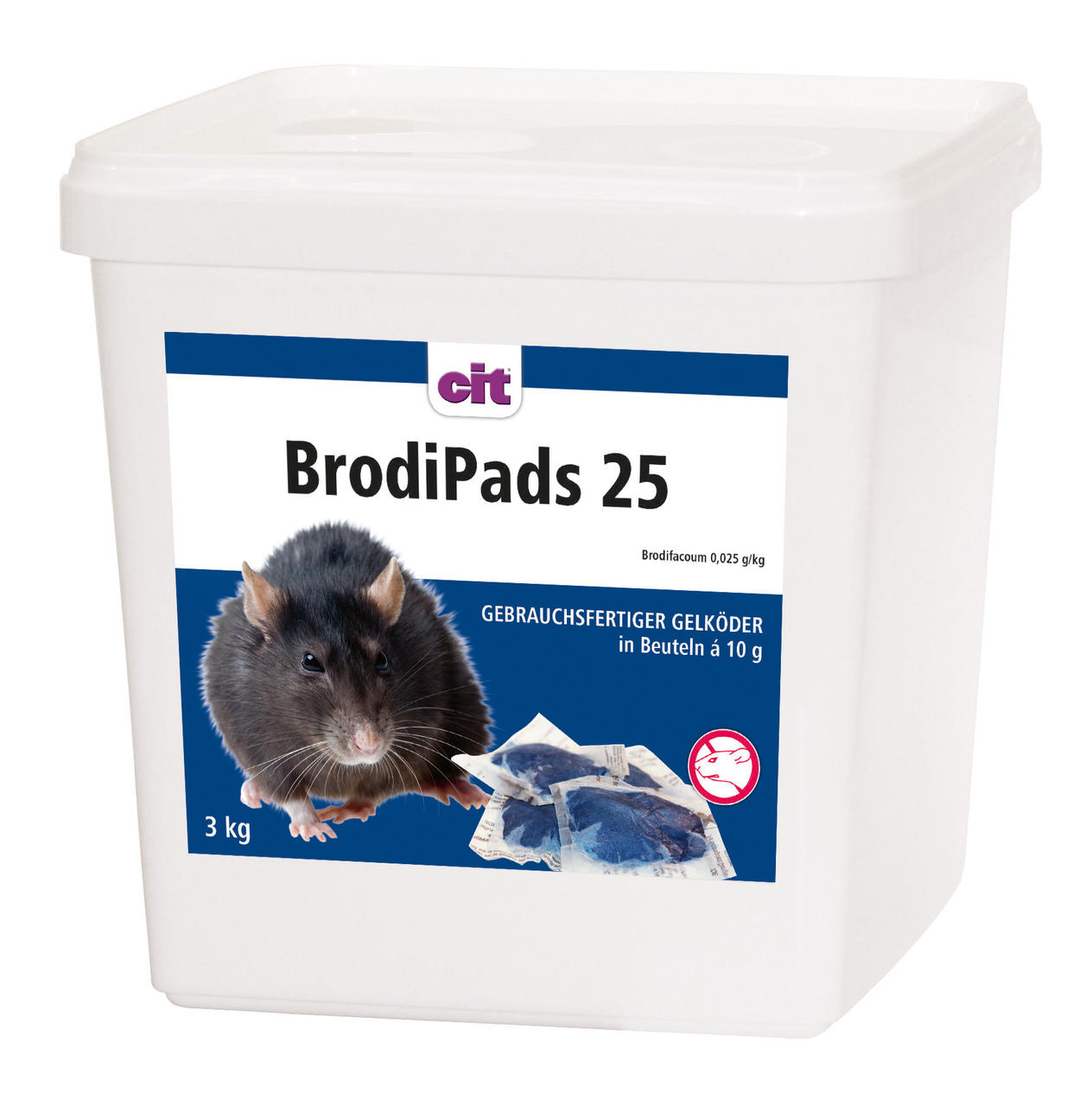 cit BrodiPads 25 - 3 kg Eimer