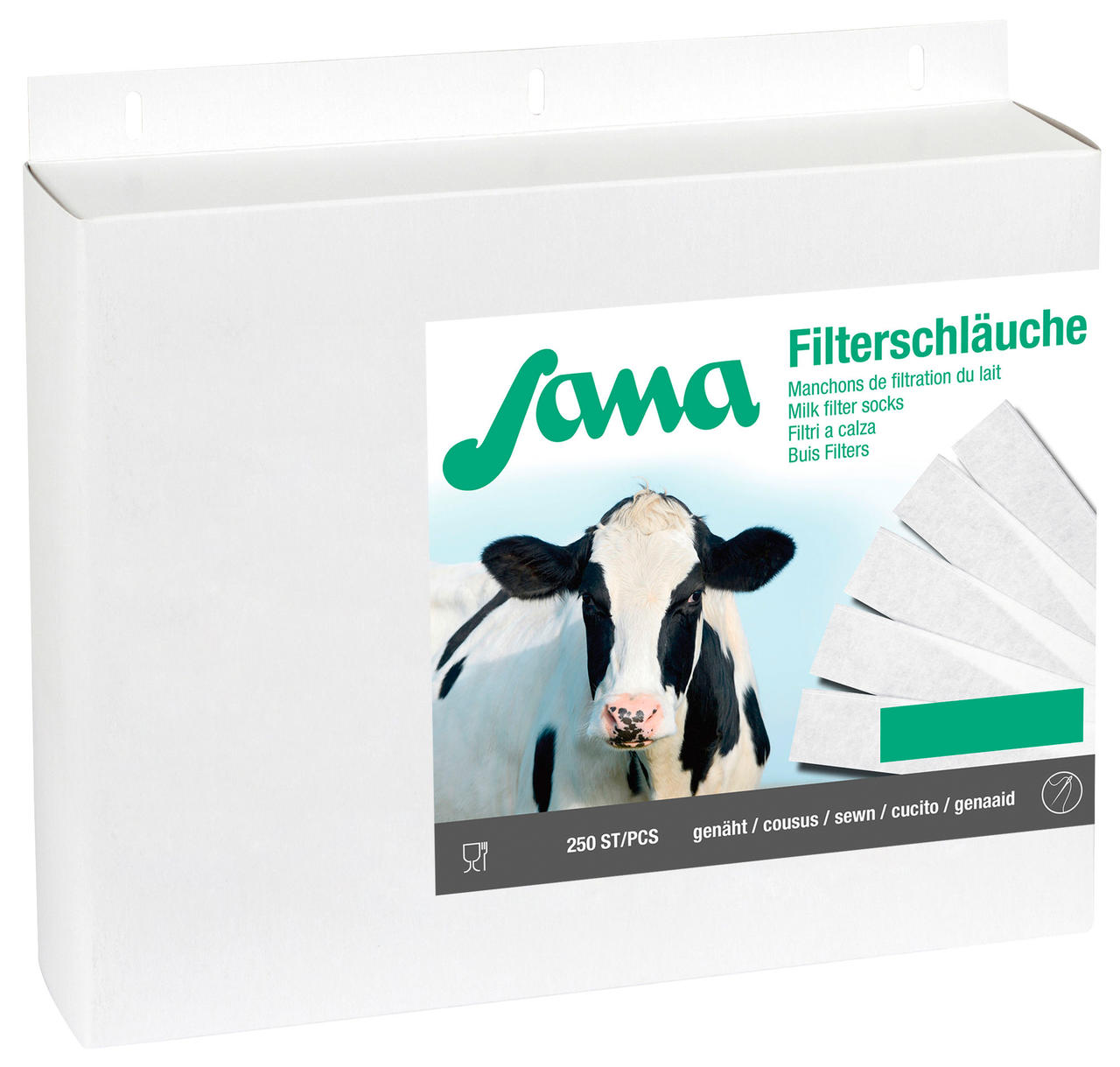 Sana Milchfilter Standard, genäht - 250 Stück - versch. Größen