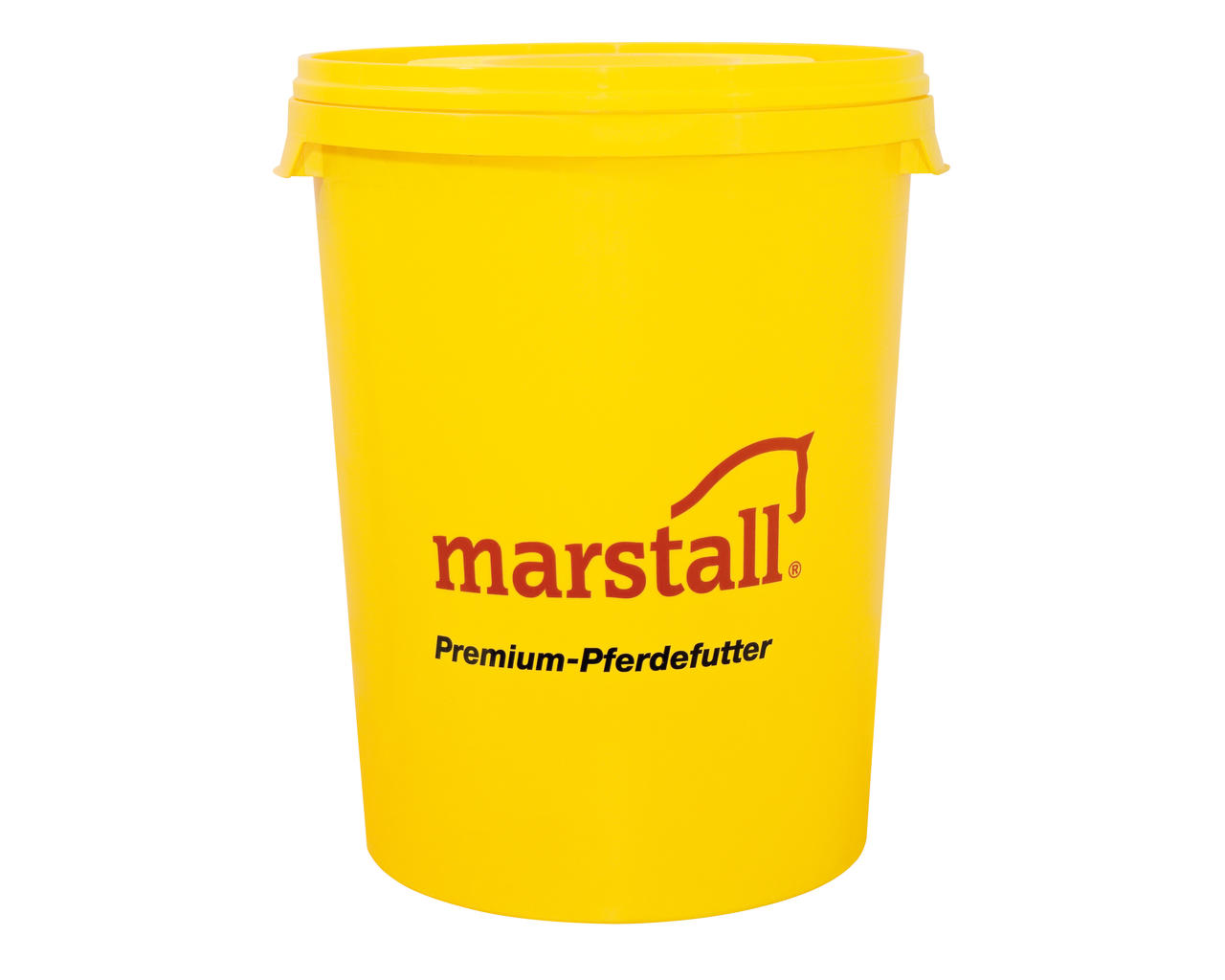 marstall Futtertonne mit Deckel, gelb, 60 l