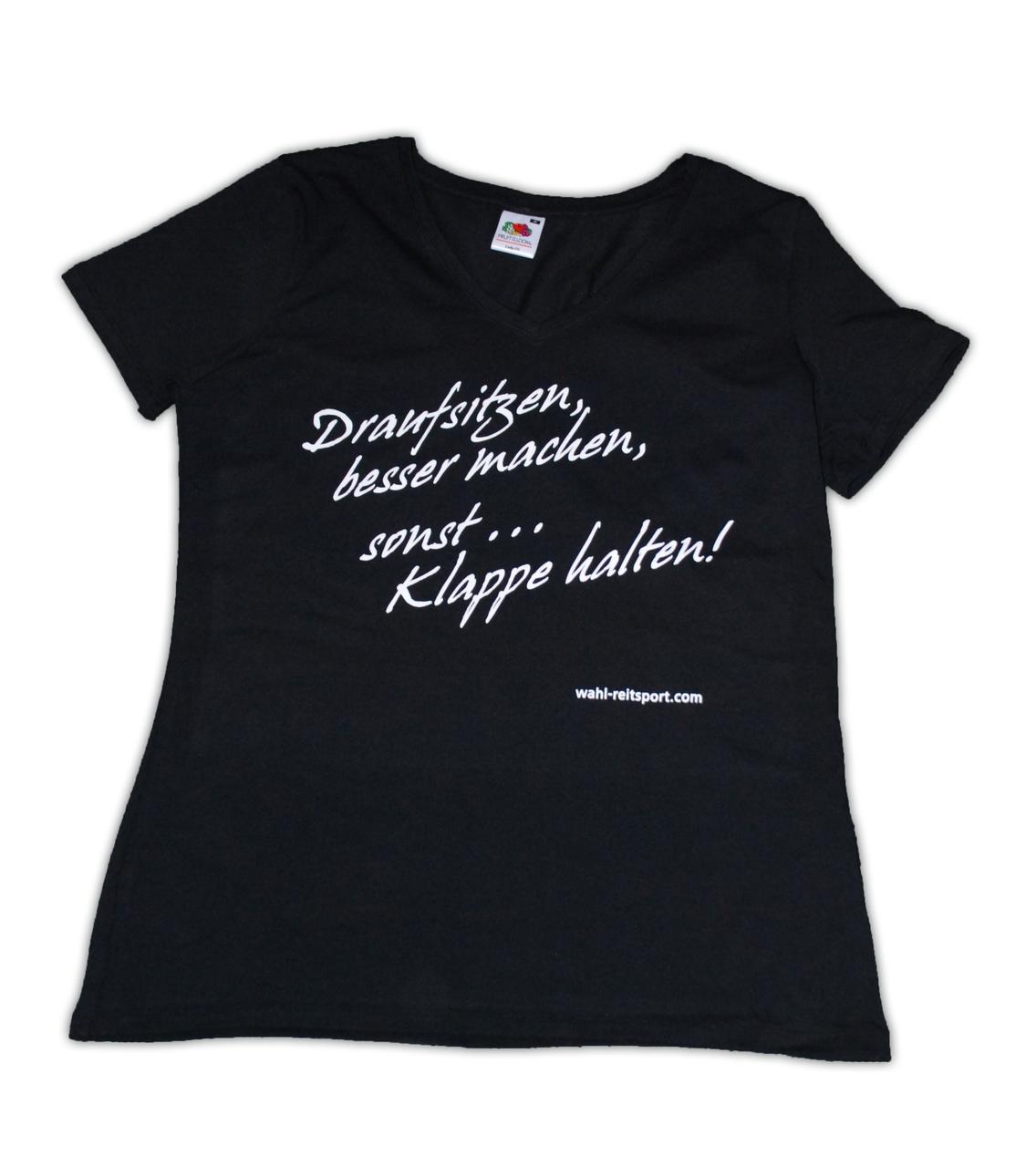 T-Shirt `Draufsitzen, besser machen...`