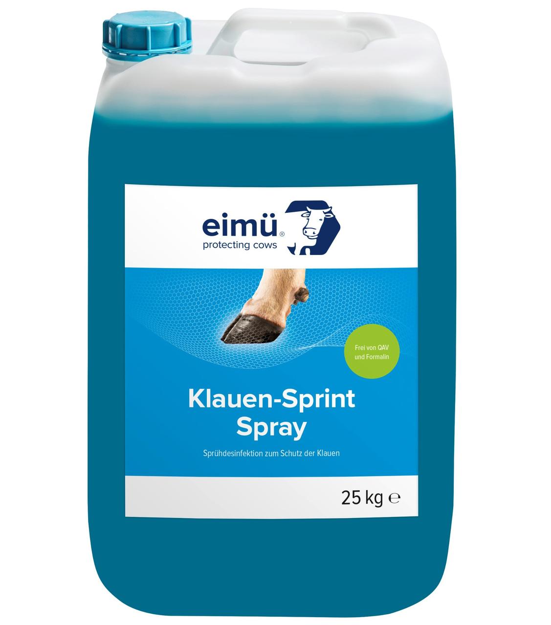 eimü Klauen-Sprint Spray 25 kg mit Sprühgerät