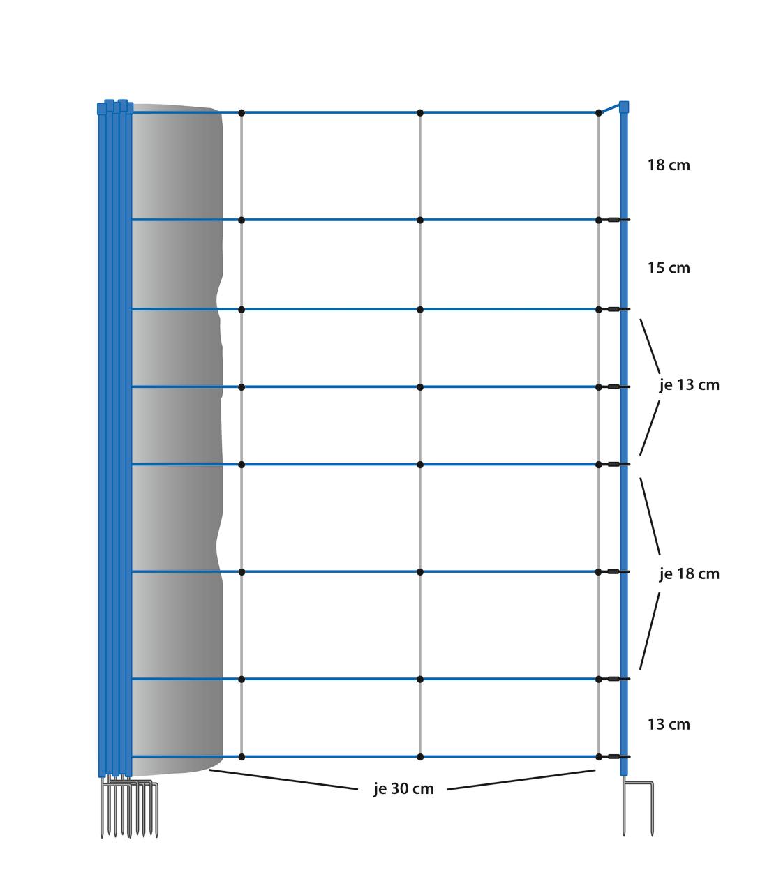 AKO TitanNet Premium Vario, 108 cm, 50 m