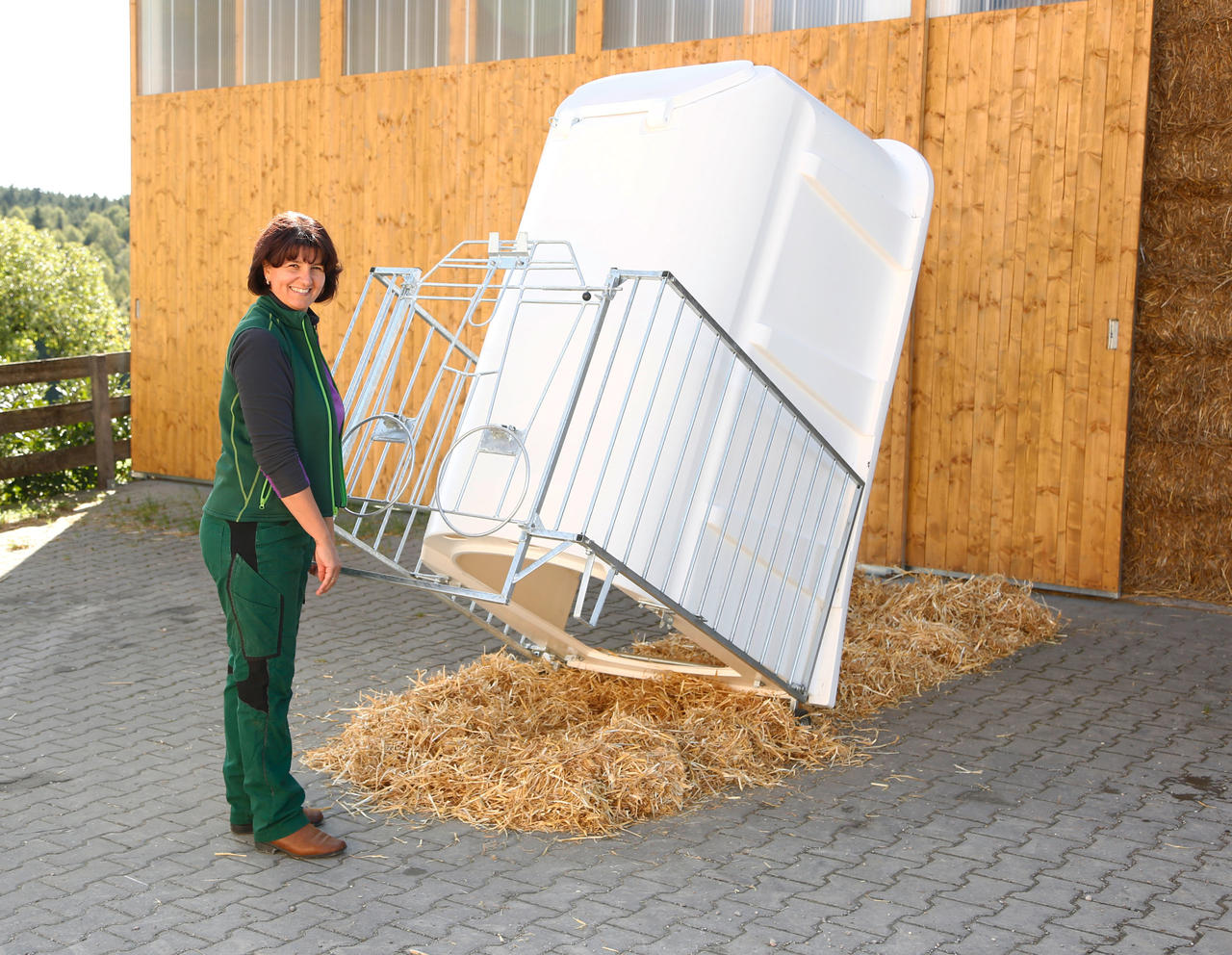 Kerbl Kälberiglu CalfHouse PE UV+ Zaun leicht