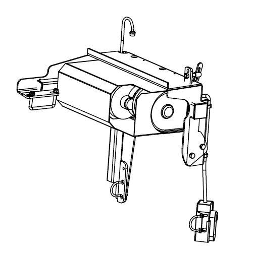 Rosensteiner Elektrische Hinterfußanhebung 220V/500kg