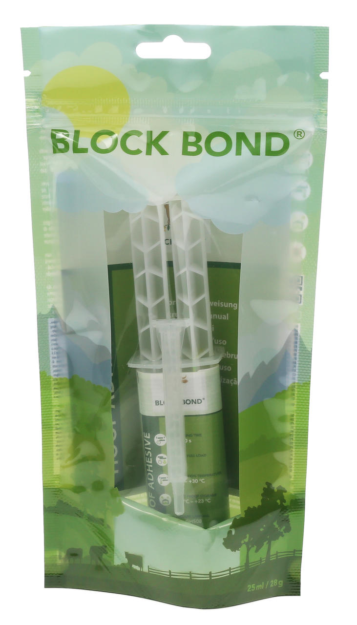 BLOCK BOND Kartusche 25 ml + 1 Mixtülle