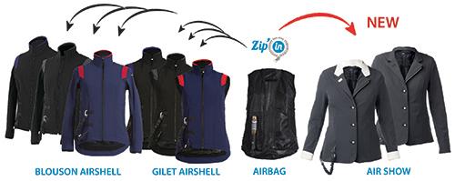 Helite Zip`in Airbag