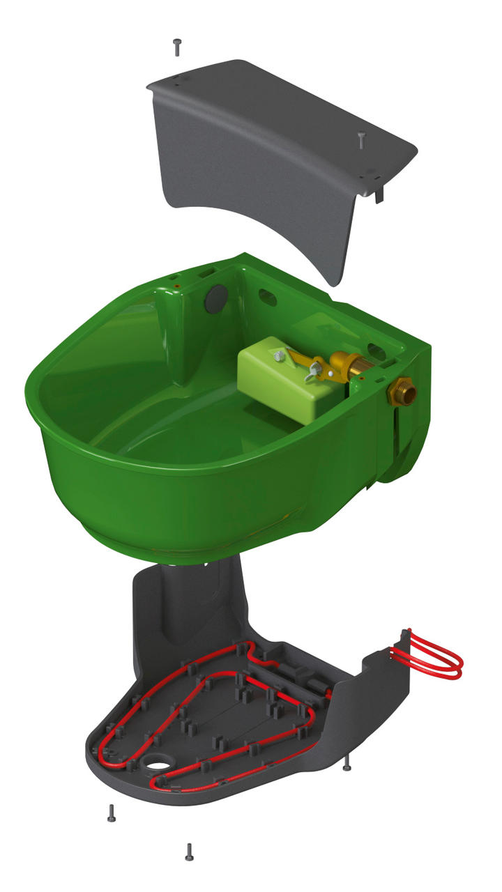 Kerbl Tränkebecken SH30 heizbar 230V mit RBH