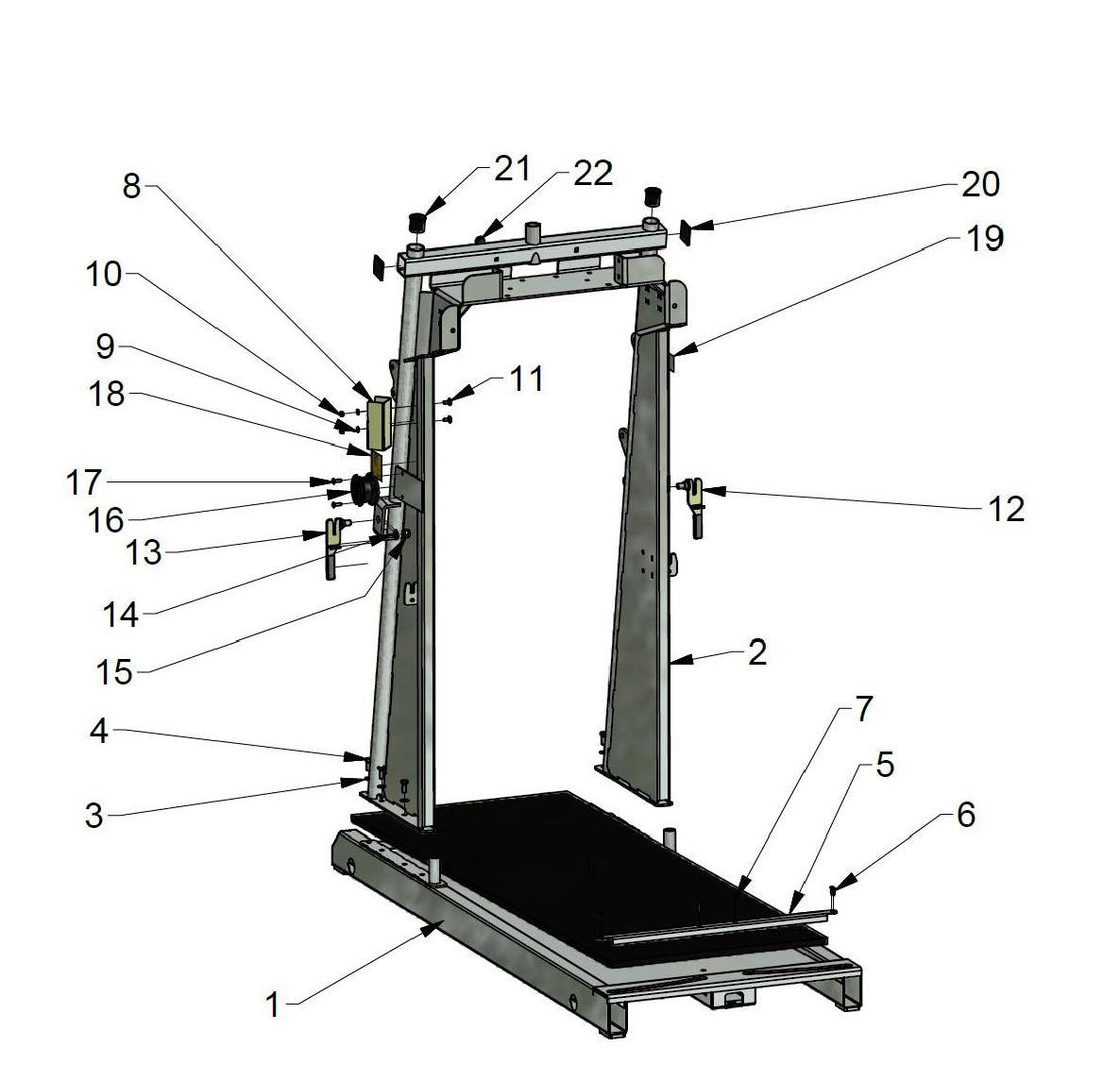 Rosensteiner Klauenpflegestand - RED 5 BASIC