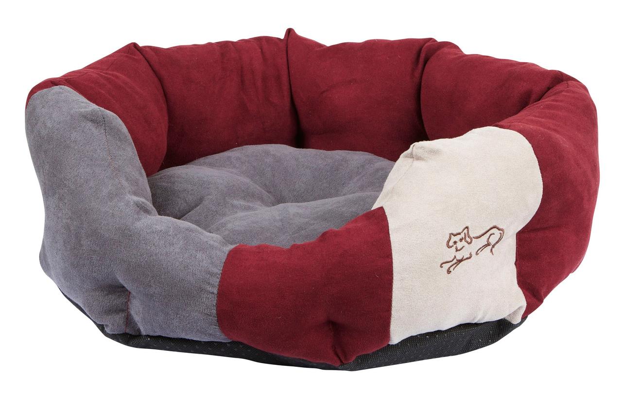 Kerbl Kuschelbett Amelie, bordeaux/anthrazit