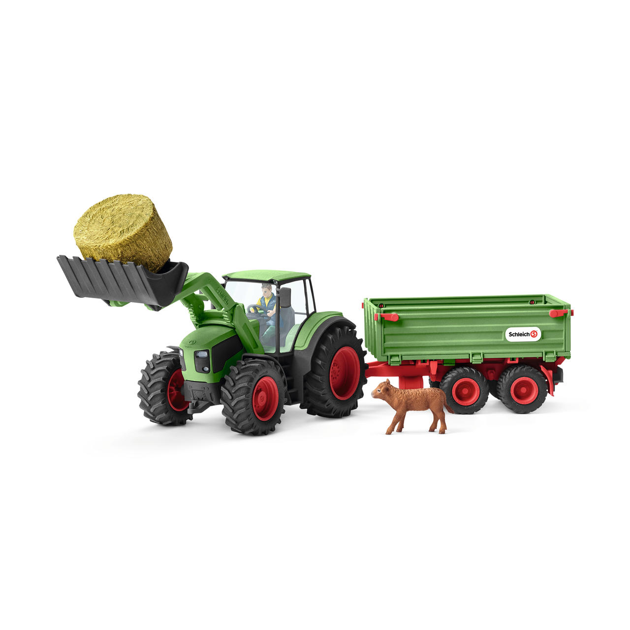 Schleich Traktor mit Anhänger