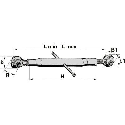 Gewindeoberlenker Kat.1 - M27x3