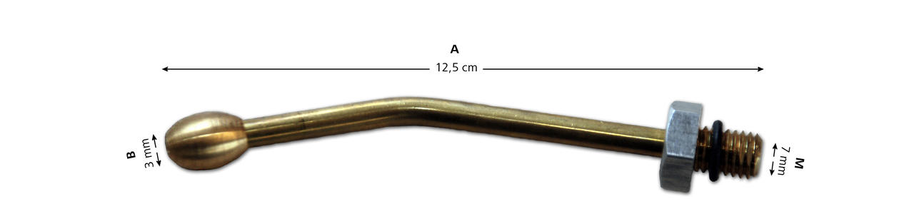 génia Messingkanüle 10cm für Schafe