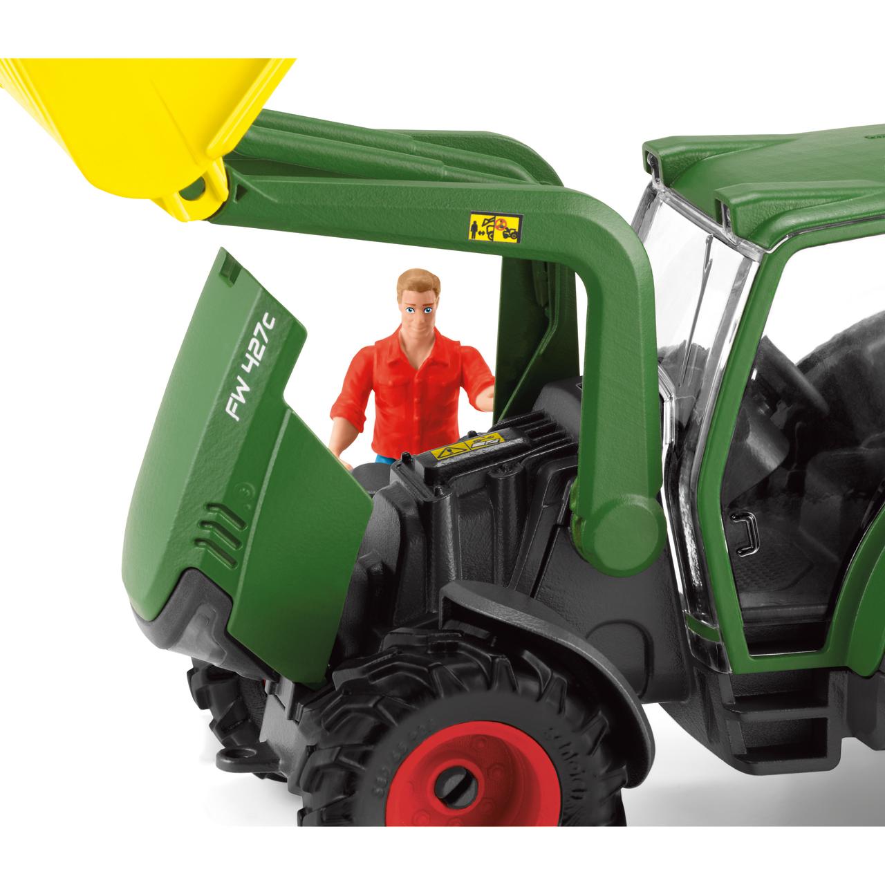 Schleich Traktor mit Anhänger