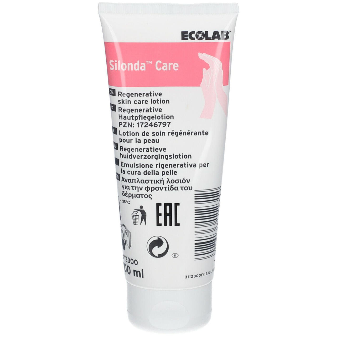 Ecolab Handcreme - Silonda Care Tube 100 ml