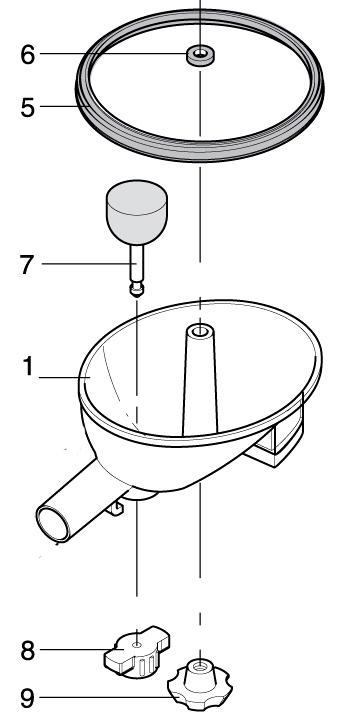 Gummidichtungskegel mit Stahlstift