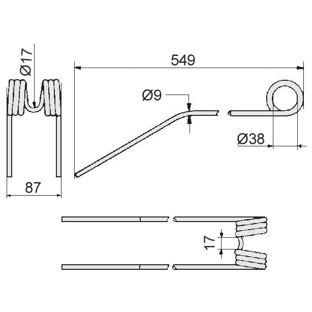 Schwaderzinken NIEMEYER RS 28 D, RS 280