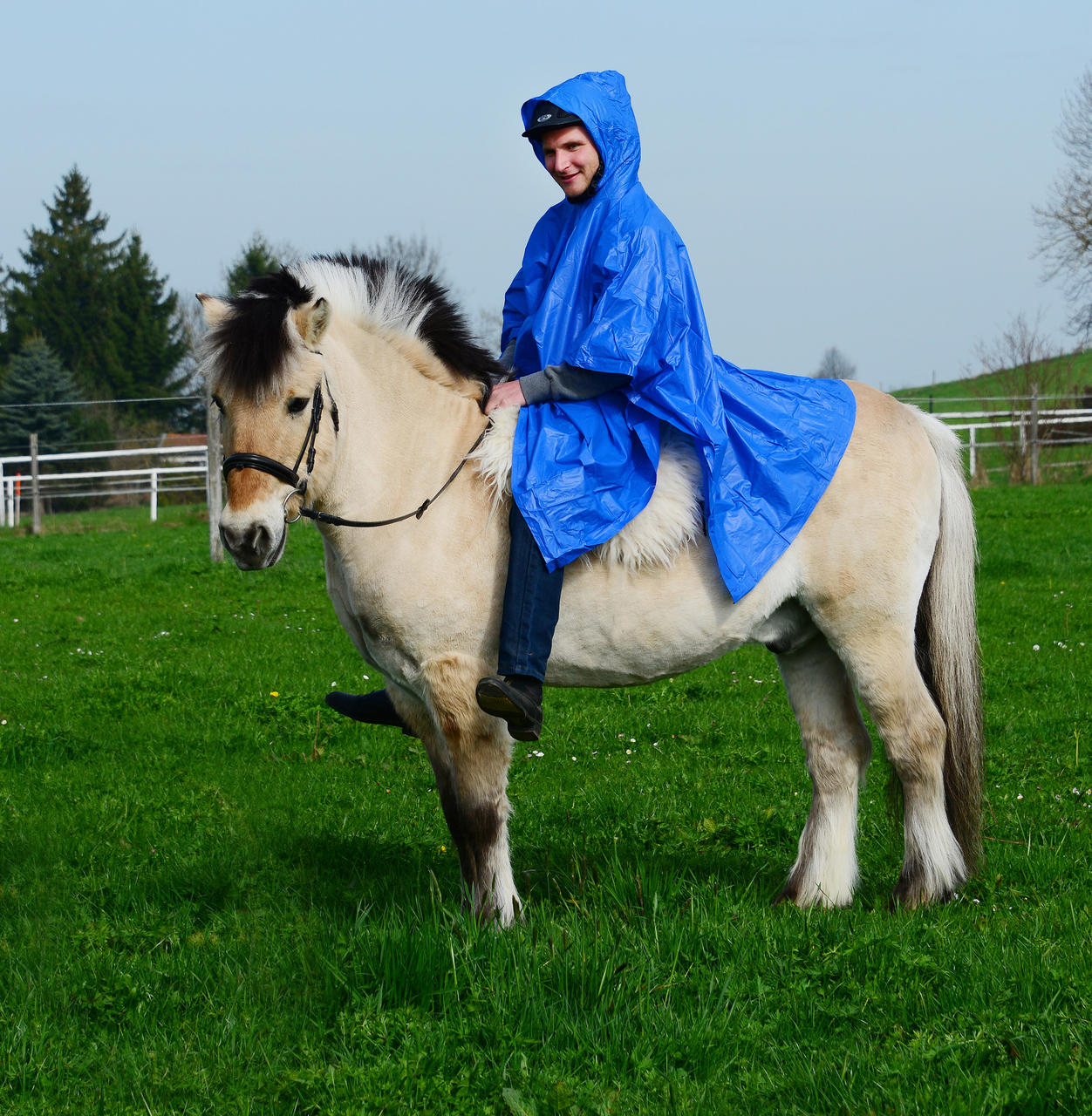 Regencape Für Reiter Und Pferd