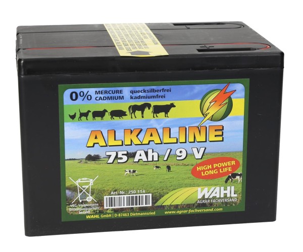 WAHL-Hausmarke Weidezaunbatterie 9 V - 75 Ah